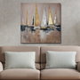 Wallity Pintura al óleo decorativa Multicolor 100 x 100 cm